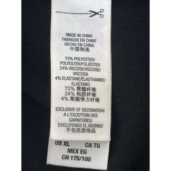 Juicy Couture Drop Waist Little Black Stretch  Dress Size XL #1172 - Picture 5 of 16